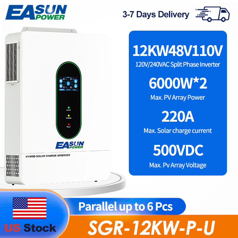 EASUN US 12KW 12000W Inverter  - Grid Tie Inverter Limiter 2000W ulasan dan harga