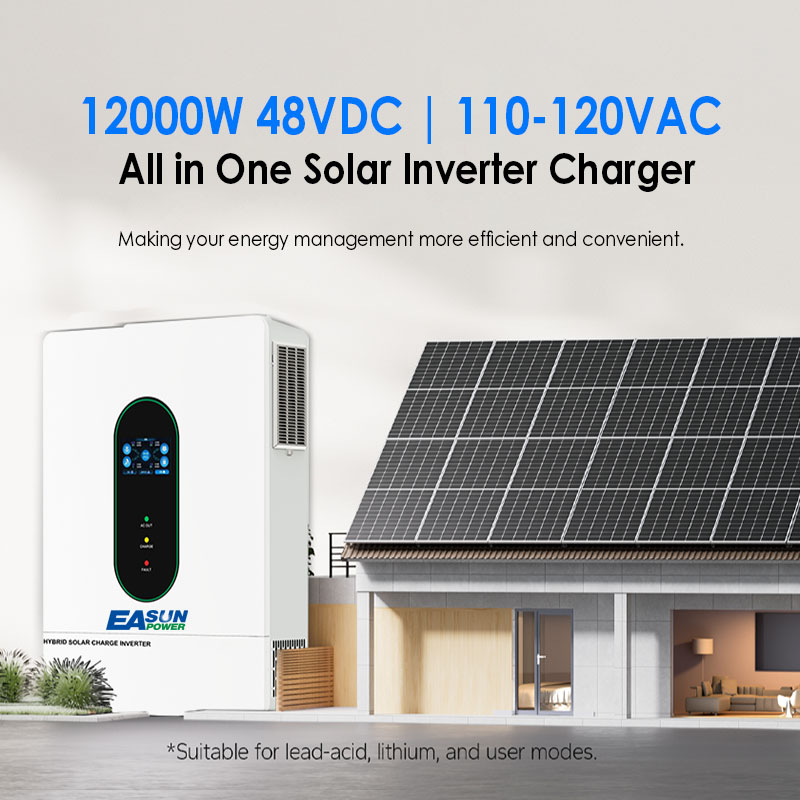 EASUN US 12KW 12000W Inverter  - Grid Tie Inverter Limiter 2000W ulasan dan harga